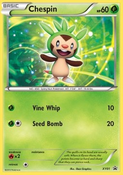 Chespin - XY Black Star Promos (Promo) [XYPR-01] Hover Image