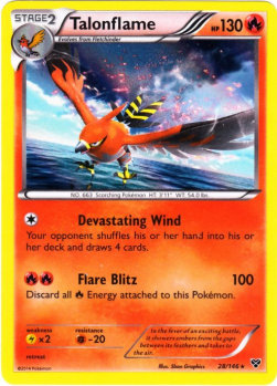Talonflame - XY (Holo Rare) [XY-28] Imagen principal del producto