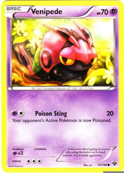 Venipede - XY (Common) [XY-51] Hover Image