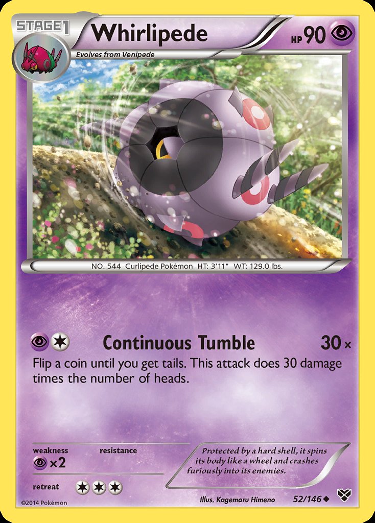 Whirlipede - XY (Uncommon) [XY-52] Image principale du produit