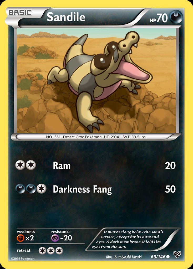 Sandile - XY (Common) [XY-69] Image principale du produit