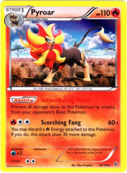 Pyroar - Flashfire (Holo Rare) [FLF-20] Hauptbild
