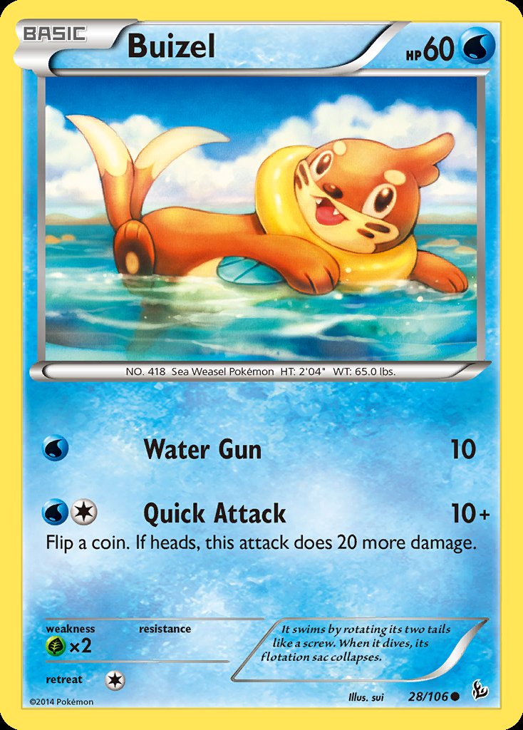 Buizel - Flashfire (Common) [FLF-28] Image principale du produit