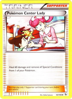 Pokémon Center Lady - Flashfire (Uncommon) [FLF-93] Hauptbild