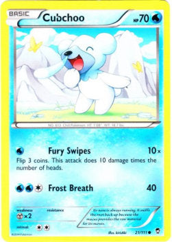Cubchoo - Furious Fists (Common) [FFI-21] Immagine principale del prodotto