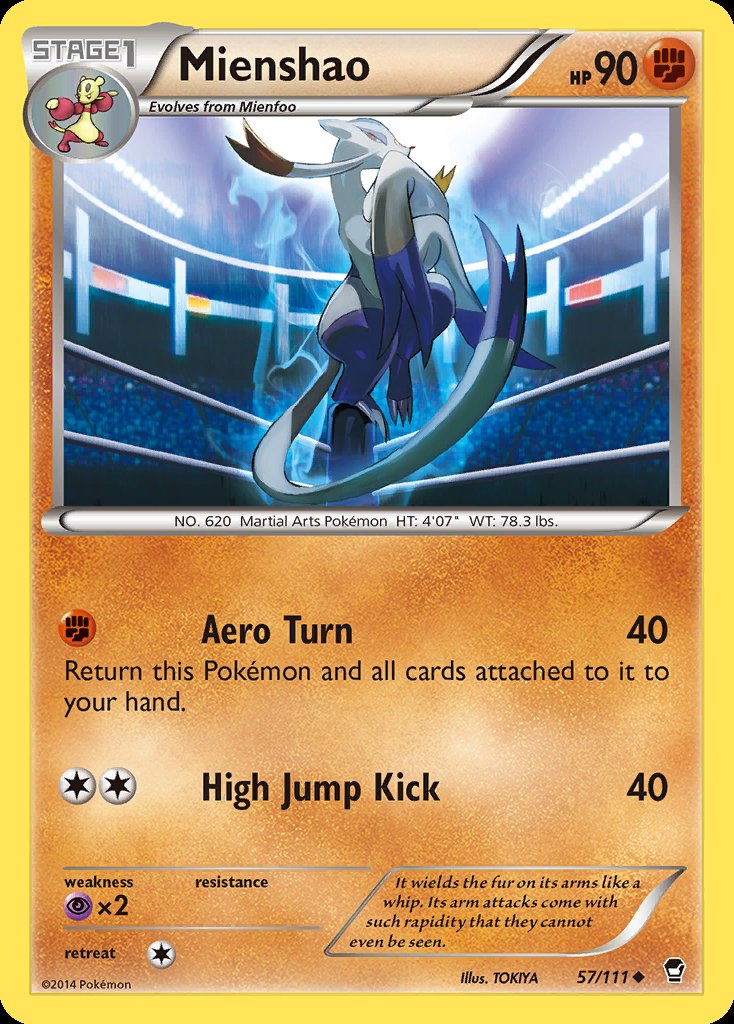 Mienshao - Furious Fists (Uncommon) [FFI-57] Hoofdafbeelding