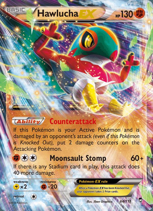 Hawlucha EX - Furious Fists (Ultra Rare) [FFI-64] Main image