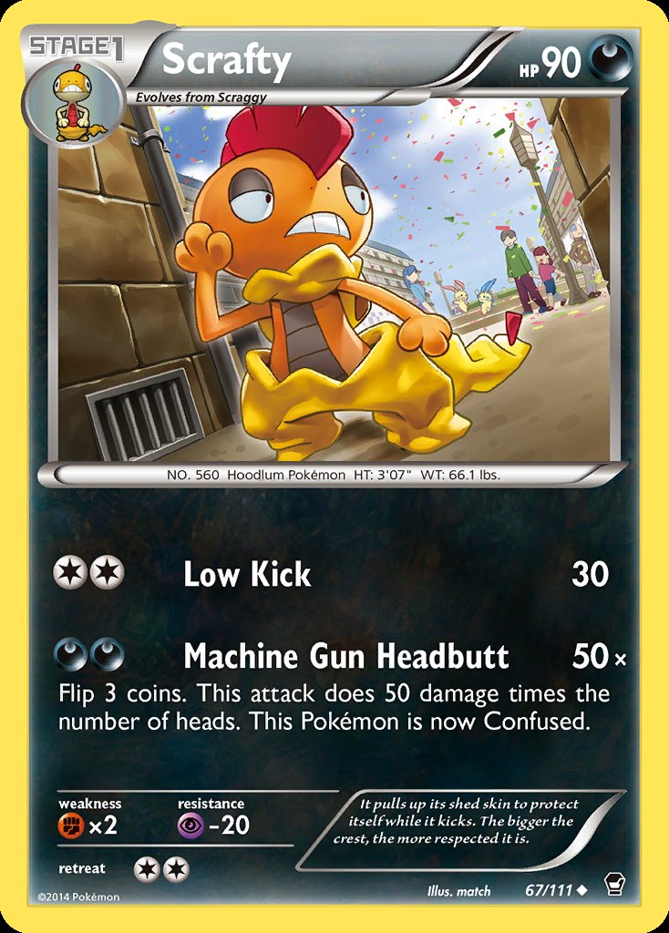 Scrafty - Furious Fists (Uncommon) [FFI-67] Main image