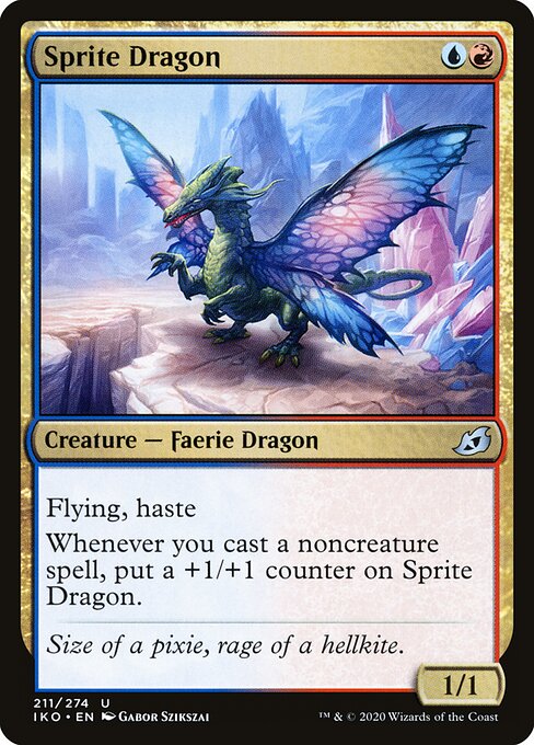 Sprite Dragon – Ikoria: Lair of Behemoths (IKO-211) Magic: The Gathering card