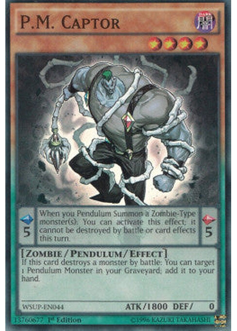 P.M. Captor — World Superstars (WSUP-044) Yu-Gi-Oh! card Image principale du produit