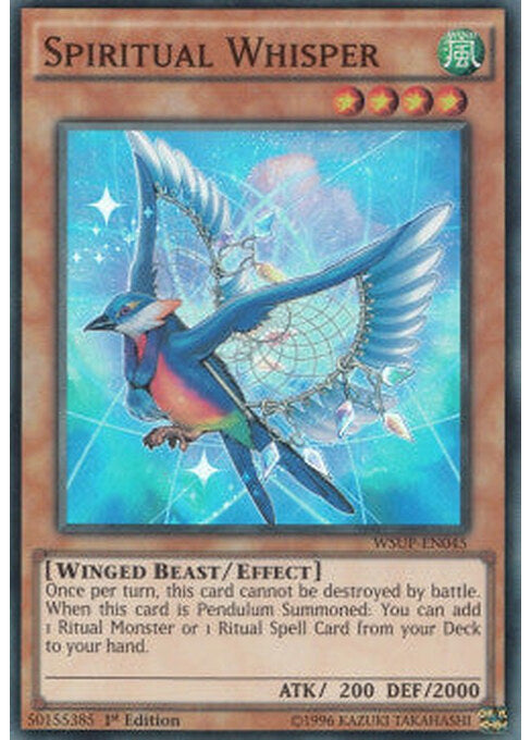 Spiritual Whisper — World Superstars (WSUP-045) Yu-Gi-Oh! card Image principale du produit