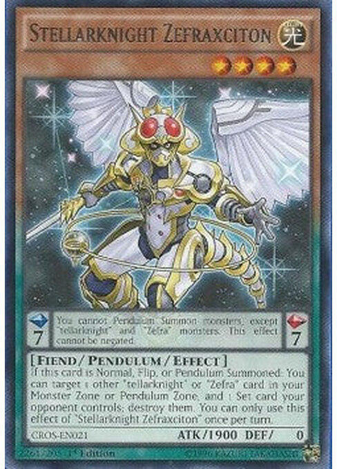 Stellarknight Zefraxciton — Crossed Souls (CROS-021) Yu-Gi-Oh! card Immagine principale del prodotto