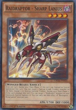 Raidraptor - Sharp Lanius - Crossed Souls (Common) [CROS-016] Hover Image