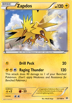 Zapdos - Roaring Skies (Rare) [ROS-23] Hover Image