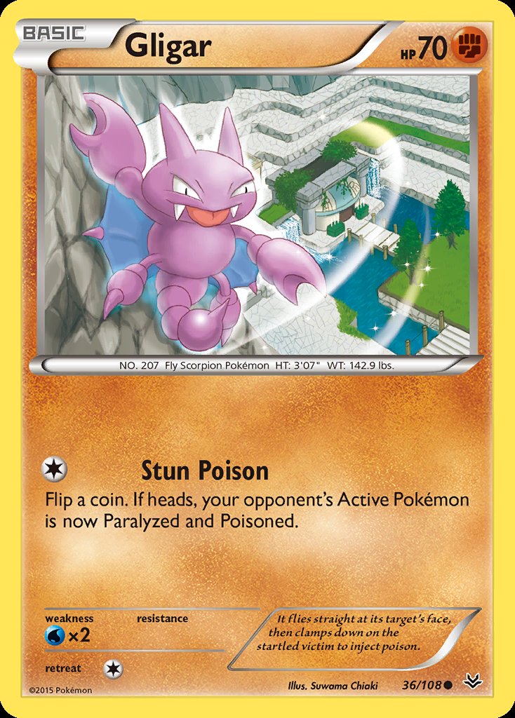 Gligar - Roaring Skies (Common) [ROS-36] Image principale du produit