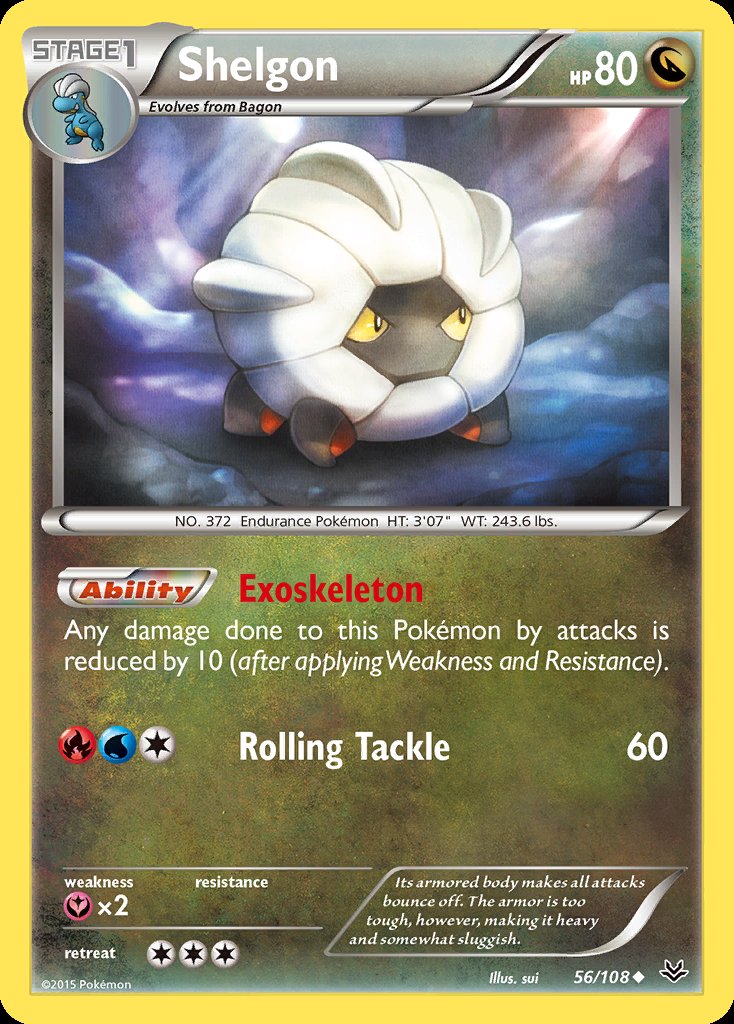 Shelgon - Roaring Skies (Uncommon) [ROS-56] Hoofdafbeelding