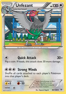 Unfezant - Roaring Skies (Uncommon) [ROS-80] Hover Image