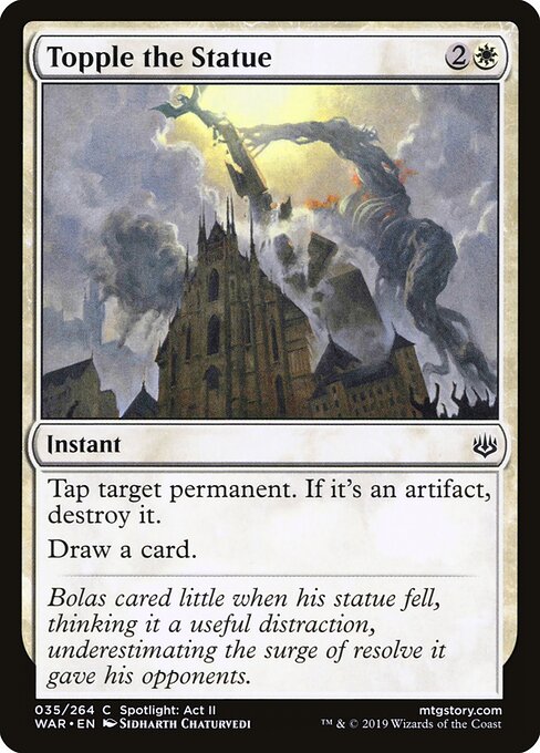Topple the Statue – War of the Spark (WAR-35) Magic: The Gathering card | LC-REM-20260804-15150769570124-2829fa40-92e4-4017-aacd-9d9feae04aa2