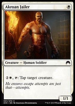 Akroan Jailer - Magic Origins (Common) [ORI-1] Immagine principale del prodotto