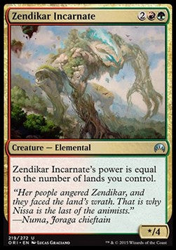 Zendikar Incarnate - Magic Origins (Uncommon) [ORI-219] Immagine principale del prodotto