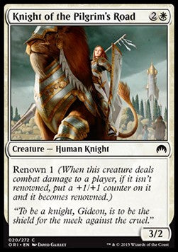 Knight of the Pilgrim's Road - Magic Origins (Common) [ORI-20] Immagine principale del prodotto