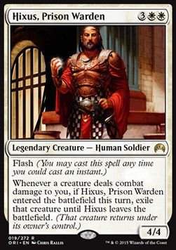 Hixus, Prison Warden - Magic Origins (Rare) [ORI-19] Imagen principal del producto