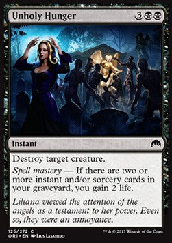 Unholy Hunger - Magic Origins (Common) [ORI-125] Immagine principale del prodotto