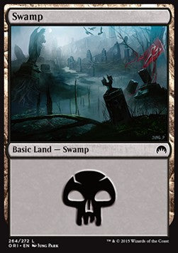 Swamp (V.4) - Magic Origins (Land) [ORI-264] Hover Image