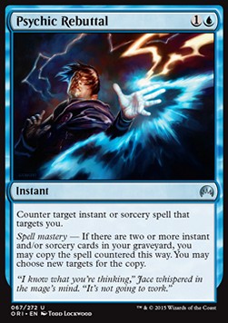 Psychic Rebuttal - Magic Origins (Uncommon) [ORI-67] Immagine principale del prodotto