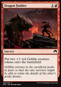 Dragon Fodder - Magic Origins (Common) [ORI-140] Immagine principale del prodotto
