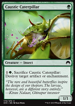 Caustic Caterpillar - Magic Origins (Common) [ORI-170] Hover Image