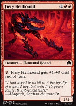 Fiery Hellhound - Magic Origins (Common) [ORI-284] Hover Image