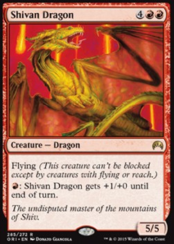 Shivan Dragon - Magic Origins (Rare) [ORI-285] Immagine principale del prodotto