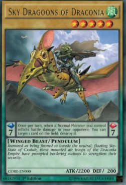 Sky Dragoons of Draconia (V.1 - Rare) - Clash of Rebellions (Rare) [CORE-000] Hauptbild