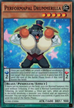 Performapal Drummerilla - Clash of Rebellions (Common) [CORE-006] Hover Image