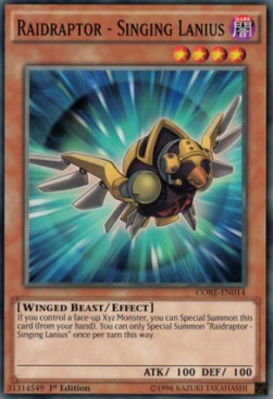 Raidraptor - Singing Lanius - Clash of Rebellions (Common) [CORE-014] Hover Image