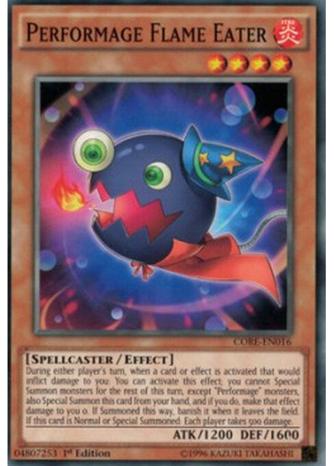 Performage Flame Eater — Clash of Rebellions (CORE-016) Yu-Gi-Oh! card Hauptbild