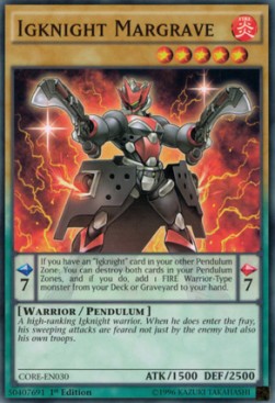 Igknight Margrave - Clash of Rebellions (Common) [CORE-030] Hauptbild