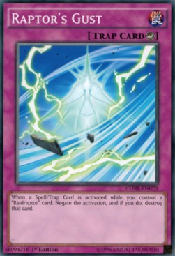 Raptor's Gust - Clash of Rebellions (Common) [CORE-070] Hover Image