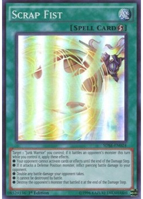 Scrap Fist — Structure Deck: Synchron Extreme (SDSE-024) Yu-Gi-Oh! card Imagen principal del producto