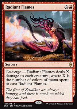 Radiant Flames - Battle for Zendikar (Rare) [BFZ-151] Hover Image