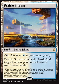 Prairie Stream - Battle for Zendikar (Rare) [BFZ-241] Immagine principale del prodotto
