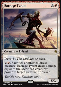 Barrage Tyrant - Battle for Zendikar (Rare) [BFZ-127] Hauptbild