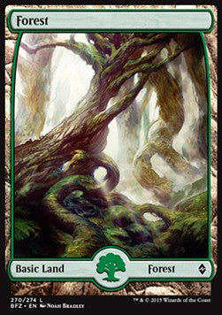 Forest (V.1) - Battle for Zendikar (Land) [BFZ-270] Hauptbild