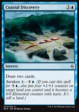 Coastal Discovery - Battle for Zendikar (Uncommon) [BFZ-73] Hauptbild
