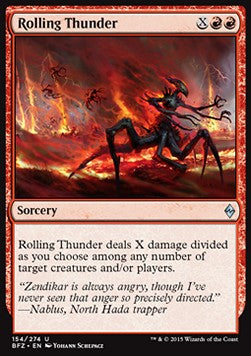 Rolling Thunder - Battle for Zendikar (Uncommon) [BFZ-154] Immagine principale del prodotto