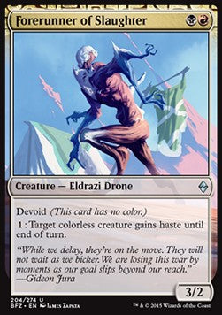 Forerunner of Slaughter - Battle for Zendikar (Uncommon) [BFZ-204] Hauptbild