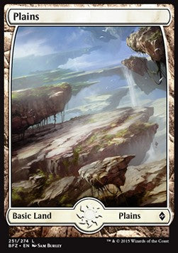 Plains (V.3) - Battle for Zendikar (Land) [BFZ-251] Hauptbild