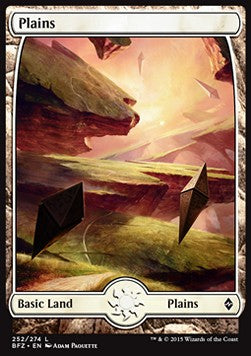 Plains (V.5) - Battle for Zendikar (Land) [BFZ-252] Hauptbild