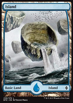 Island (V.7) - Battle for Zendikar (Land) [BFZ-258] Hauptbild
